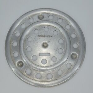 Griswold Aluminum Round Trivet Steamer Insert Vintage Perforated Cookware 7" VTG